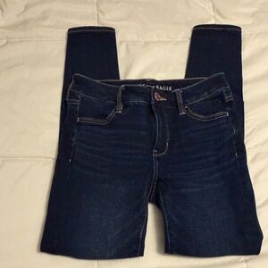 American Eagle Outfitters Women's Navy Skinny Jeans